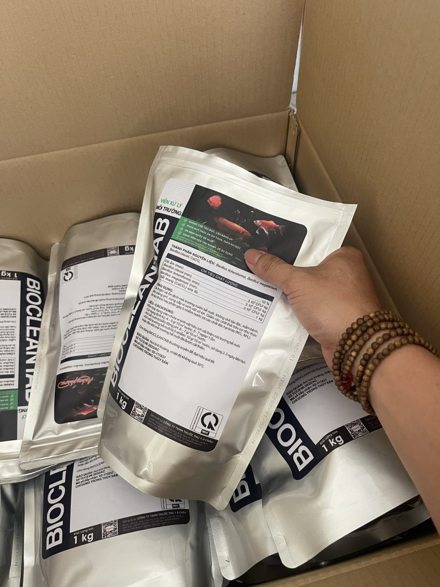 TÚI 0,5KG NÉN VI SINH DÀNH CHO HỒ CÁ NƯỚC NGỌT VÀ NƯỚC MẶN