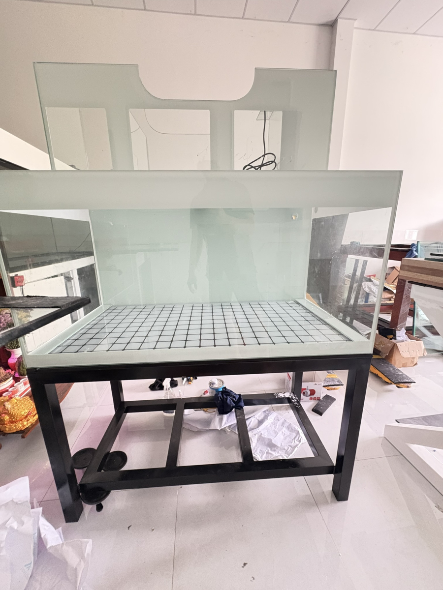 HỒ CÁ TRÀN TRÊN CÔNG NGHỆ 4 LỚP ĐÁY - 1M2 ĐẾN 1M28